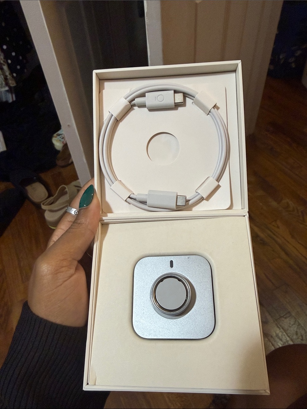 Oura ring gen 4- silver size 9
